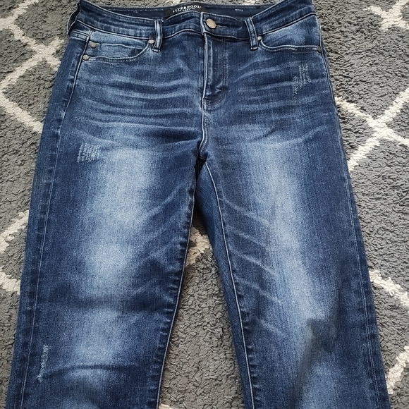 LIVERPOOL Los Angeles PETITE Penny Distressed Ankle Skinny Size 8P - Picture 3 of 11